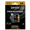 LEXAR SDXC 64GB 2000X UHS-II 300MBs
