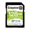 KINGSTON SDXC CANVAS SELECT PLUS 128GB 100MBs