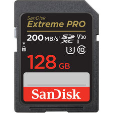 SANDISK SDXC 128GB 200MB V30