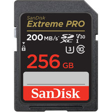 SANDISK SDXC 256GB 200MB V30