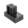 SMALLRIG Carregador Duplo + Duas Baterias NP-W235