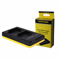 PATONA Carregador Duplo USB para Canon NB-6L