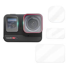 TELESIN Kit de Proteção de Vidro Temperado para Insta360 Ace Pro