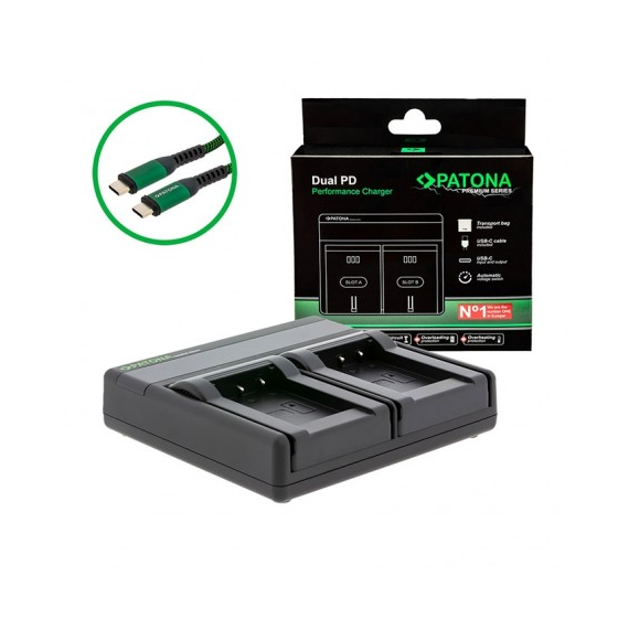 PATONA Carregador Dual PD Premium para NP-BX1