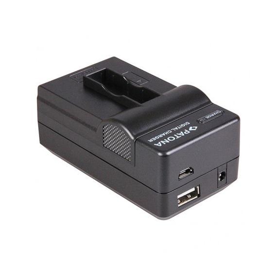 PATONA Carregador 4 em 1 USB para Baterias GoPro Hero 4
