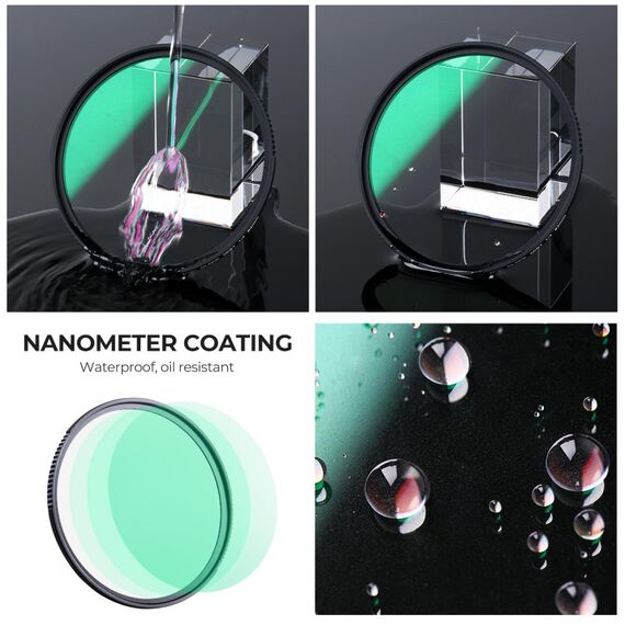 K&F CONCEPT Filtro Black Mist 1/4 Nano-X MRC 72mm