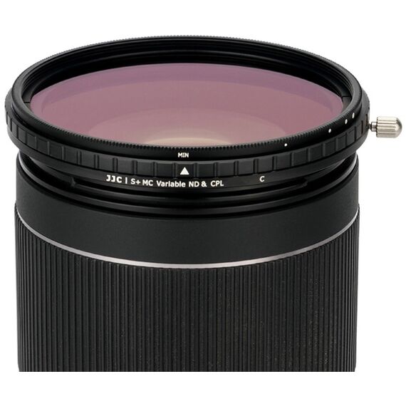 JJC Filtro ND Variável + CPL ND2-32 2 em 1 F-NC67 67mm - 72mm