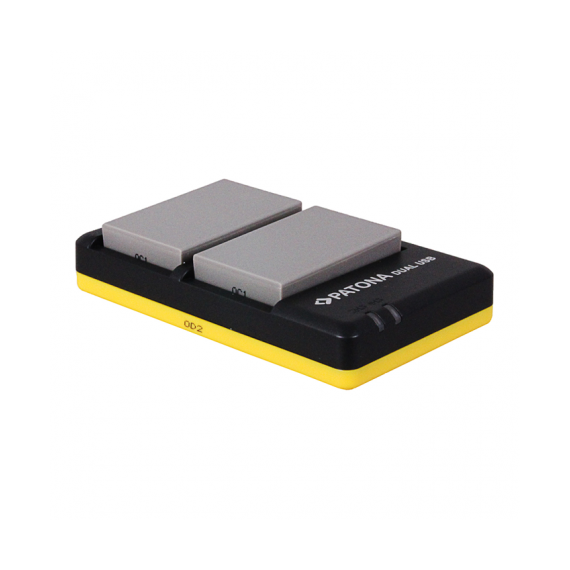 PATONA Carregador Duplo USB para Baterias Nikon EN-EL20 / 22 / 24