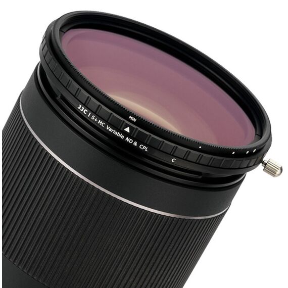 JJC Filtro ND Variável + CPL ND2-32 2 em 1 F-NC62 62mm - 67mm
