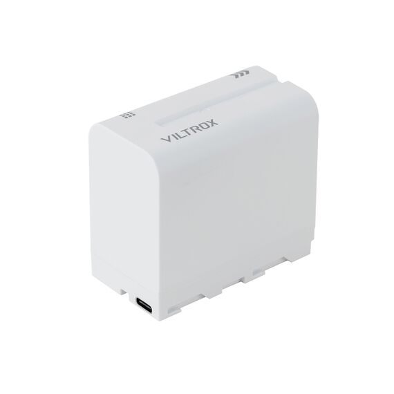 VILTROX Bateria NP-F970 6600mAh com porta USB-C